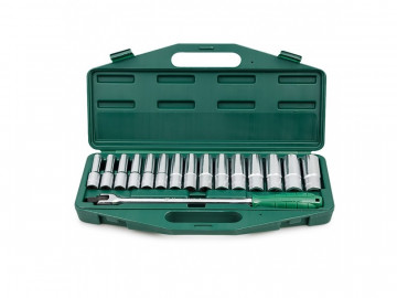 Набор длинных головок 1/2 10-24мм 16шт Hans 4615MG