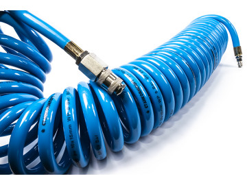 Воздушный шланг спиральный 10/15 мм 10 метров Станкоимпорт HS101510