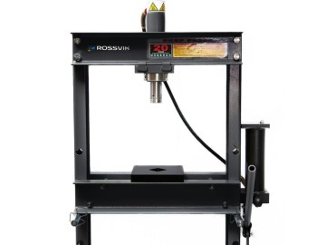 ПРЕСС ГИДРАВЛИЧЕСКИЙ 20Т НАПОЛЬНЫЙ, С ПЕДАЛЬЮ. ЦВЕТ СЕРЫЙ HJ0805C ROSSVIK