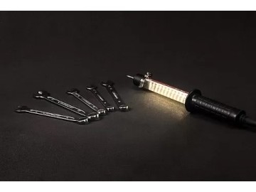 Светильник проводной противоударный 220В, провод 20м, длина 300мм, 500Лм СТАНКОИМПОРТ CS22020