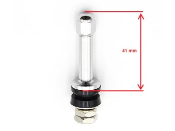 Металлический вентиль для б/к легковых дисков (диаметр отверстия в диске 11,3 мм, длина 58 мм) VHI657 TECH