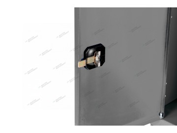 Верстак слесарный трехтумбовый, 2 серые створки (ral 7012/7015) nordberg nw302 7012/7015