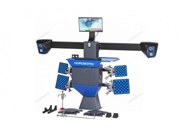 Стенд сход-развал 3D укороченная колонна для ям, синий Nordberg C802-P (5005)