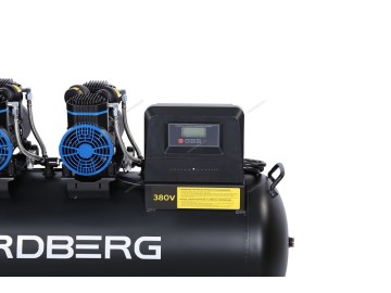 Компрессор безмасляный 380 В, ресивер 160 л, 750 л/мин Nordberg NCEO160/750