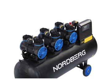 Компрессор безмасляный 380 В, ресивер 160 л, 750 л/мин Nordberg NCEO160/750