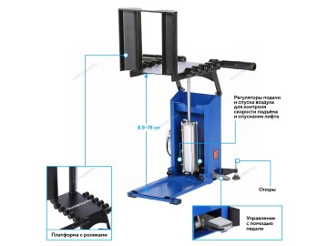 Лифт для колес к шиномонтажным станкам NORDBERG NTL21