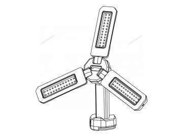 Фонарь складной, аккумуляторный NORDBERG 1921