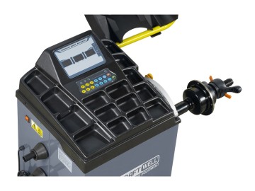 KRW242 Балансировочный станок полуавтомат KraftWell арт. FORTA