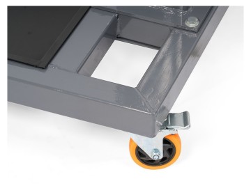 Стенд для разбора двигателей г/п 500 кг, с редуктором, усиленный KraftWell арт. ROTO 500