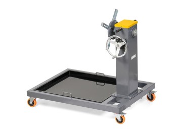 Стенд для разбора двигателей г/п 800 кг, с редуктором, усиленный KraftWell арт. ROTO 800