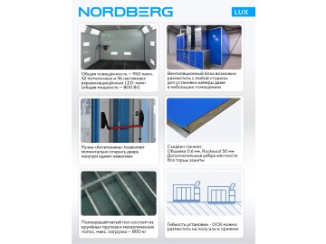 Покрасочная камера NORDBERG LUX