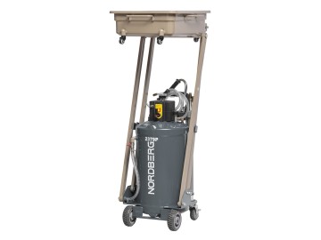 Установка для сбора масла пневматическая, 80 л, серая NORDBERG 2380PG